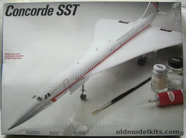Testors 1/100 Concorde SST - British Airways or Air France (Doyusha), 597 plastic model kit